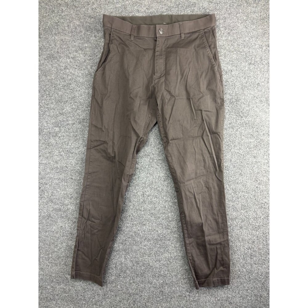 Fabletics Golf Pants Men's W30 x L28 Brown Slim Straight Leg‎ Chino